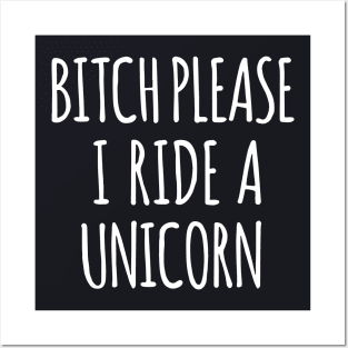 Please I Ride A Unicorn Sweater Jumper Womens Hipster Tumblr Unicorn T Shirts Posters and Art